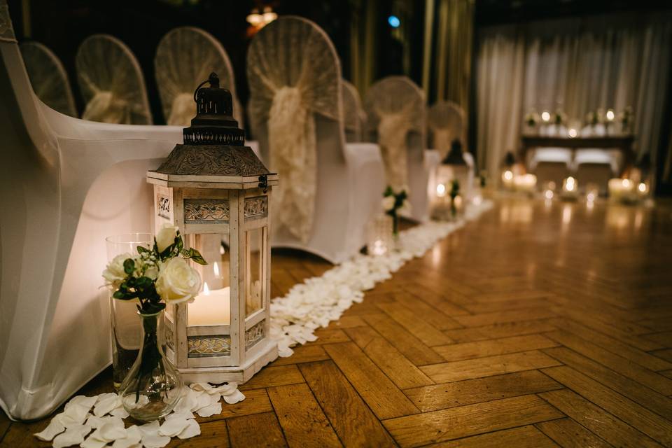 Inglenook Ceremony Aisle