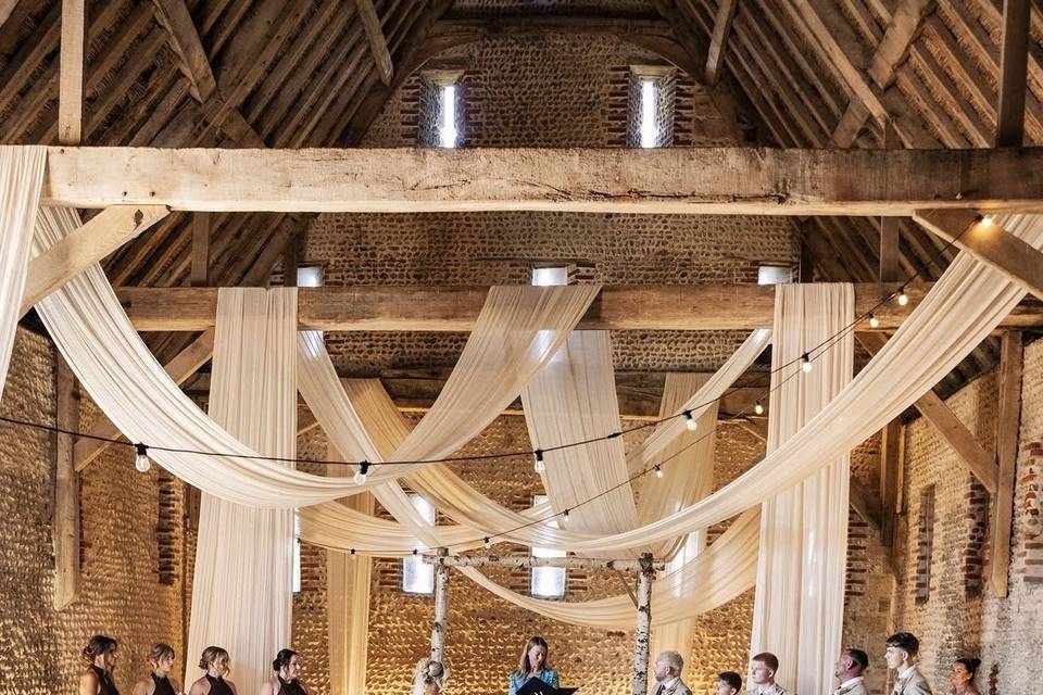 D&J at Waxham Barn