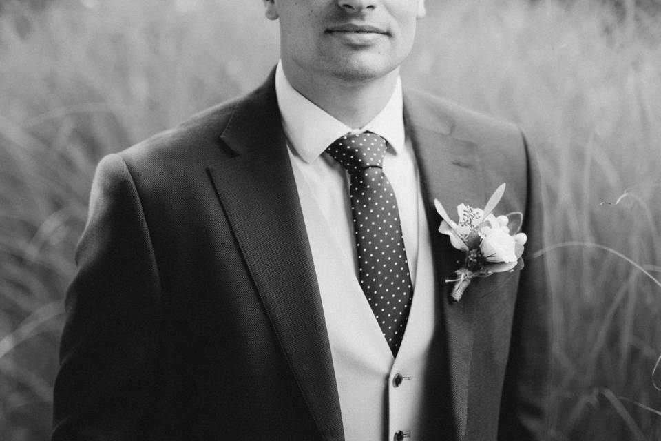 Groom portrait