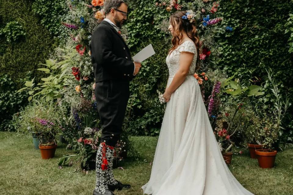 Garden wedding