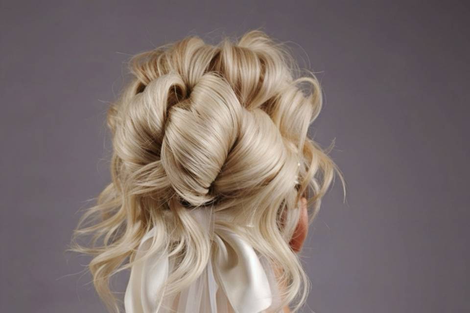 Bridal updo