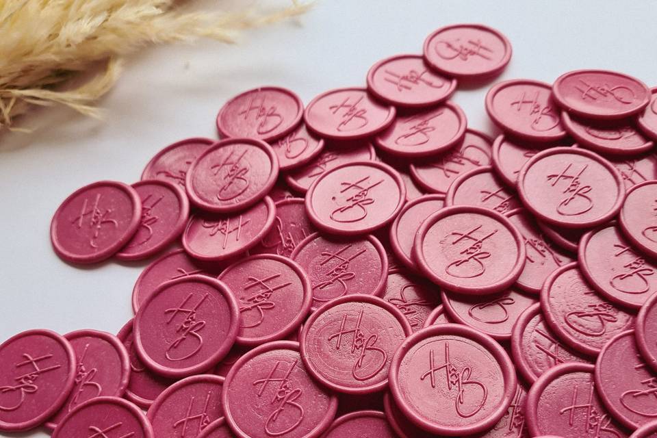 Custom Initial Wax Seals