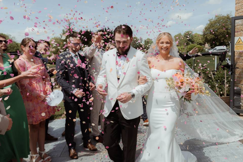 Bride & groom entry