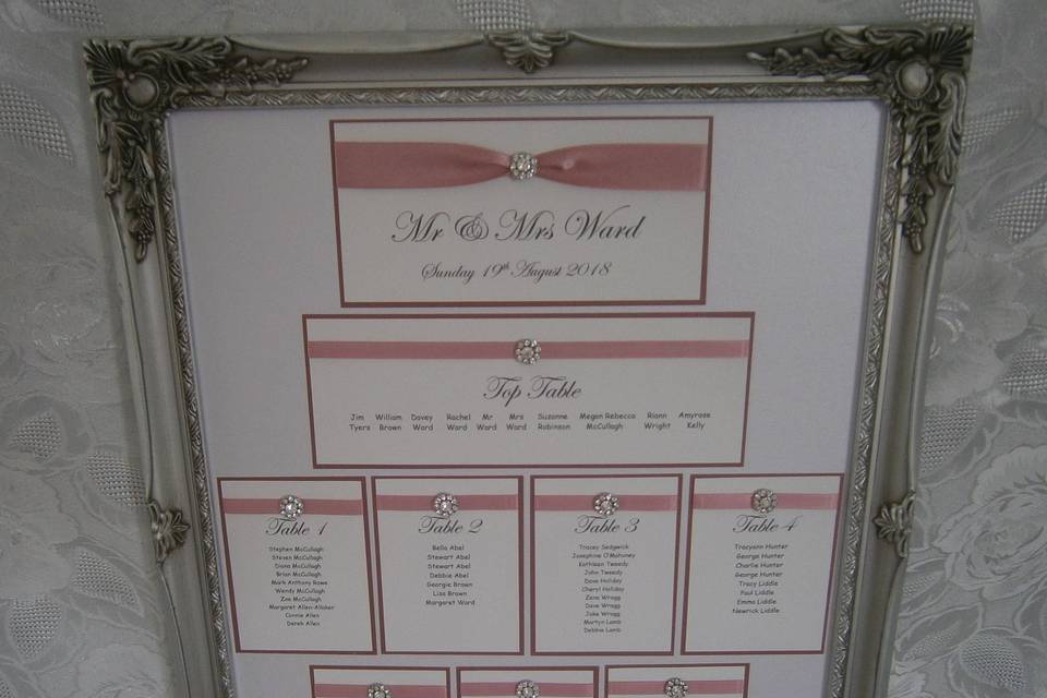 Bespoke Table Plan