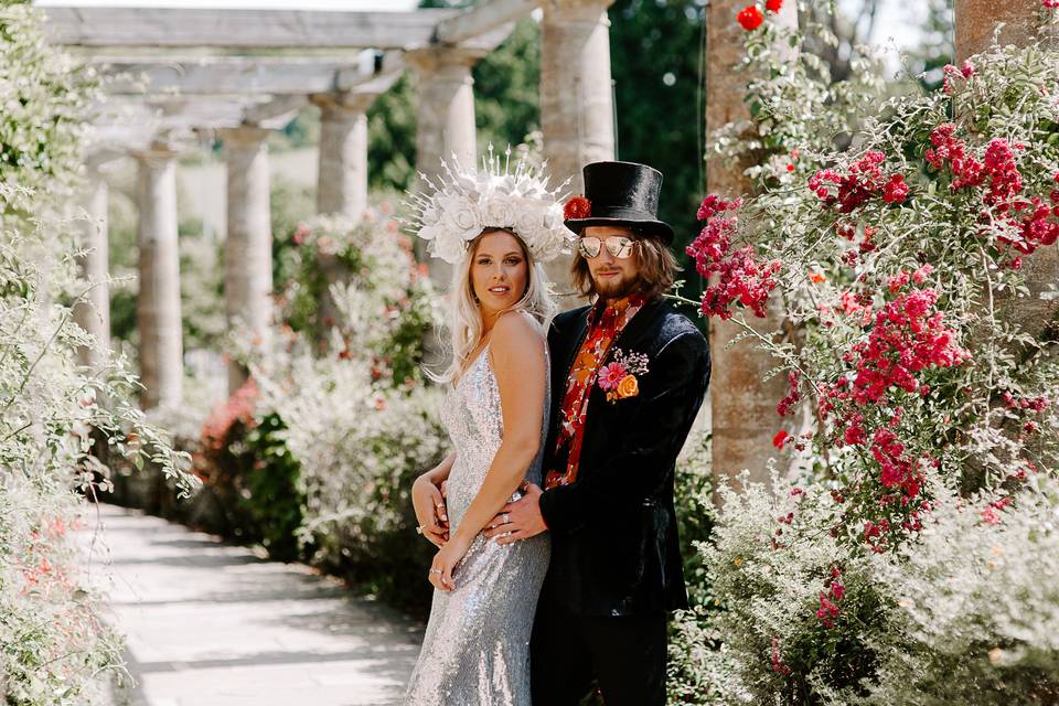 Pergola Walk with Roses