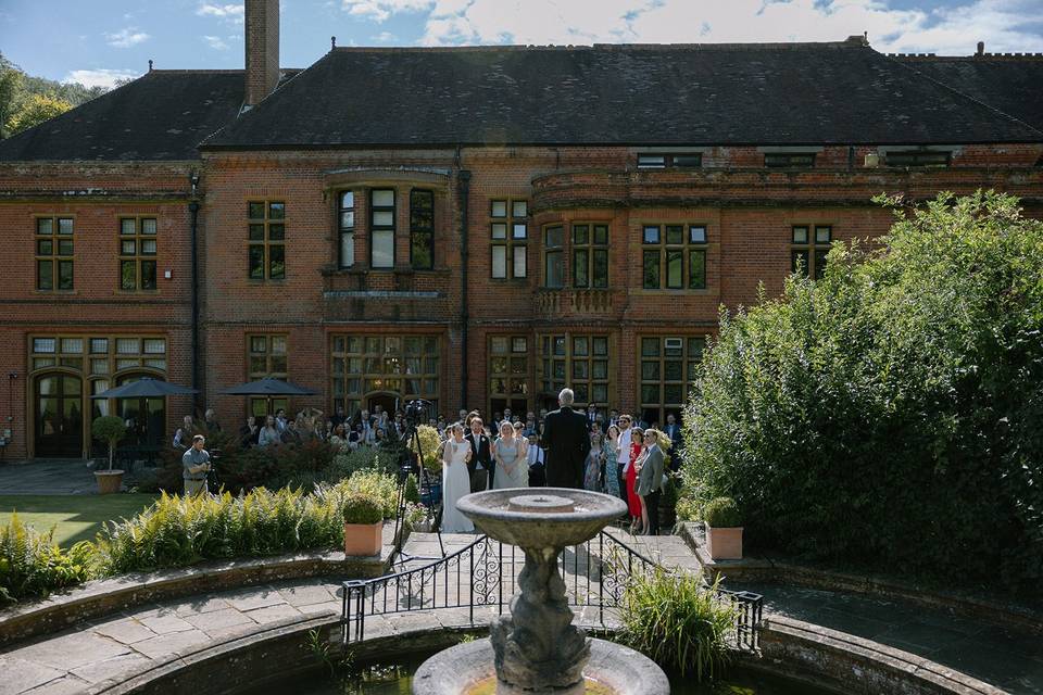 Reception drinks Marden Park