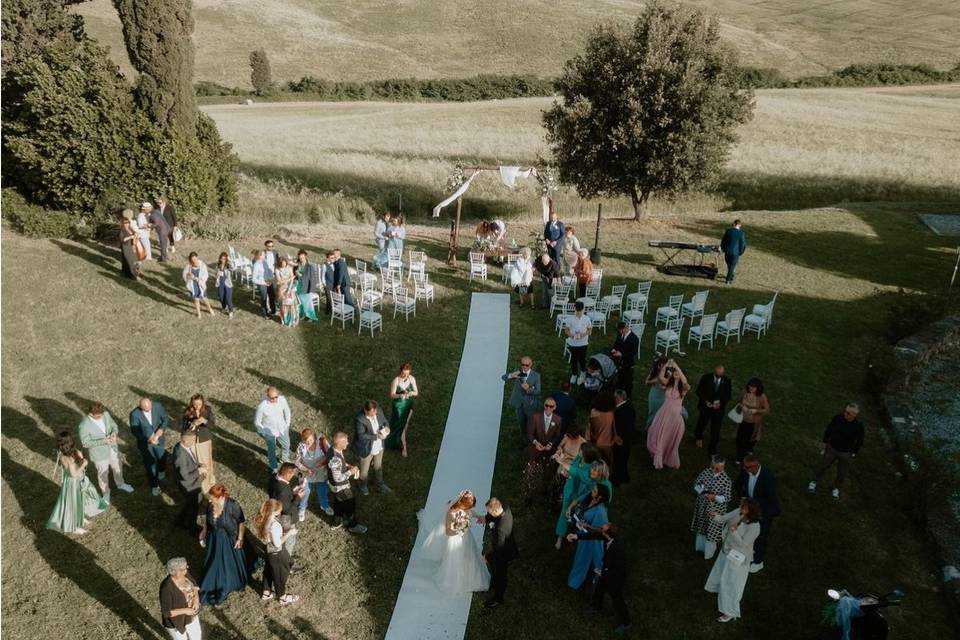 Ceremony with a view