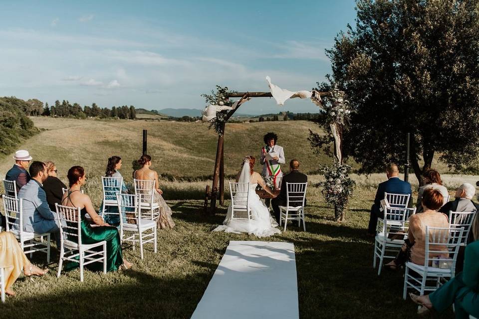 Ceremony with a view