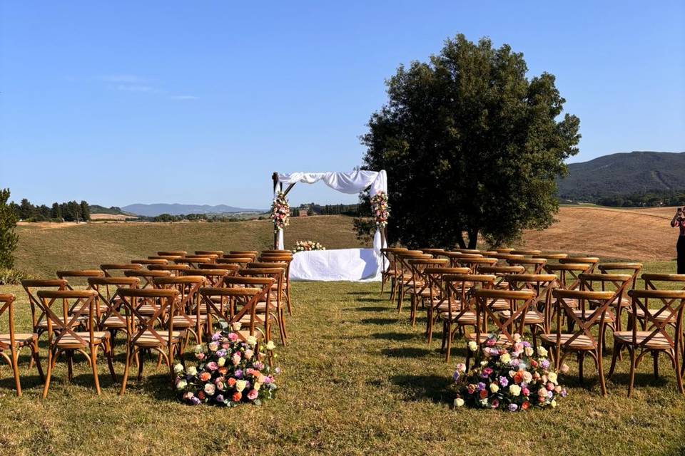 Ceremony with a view