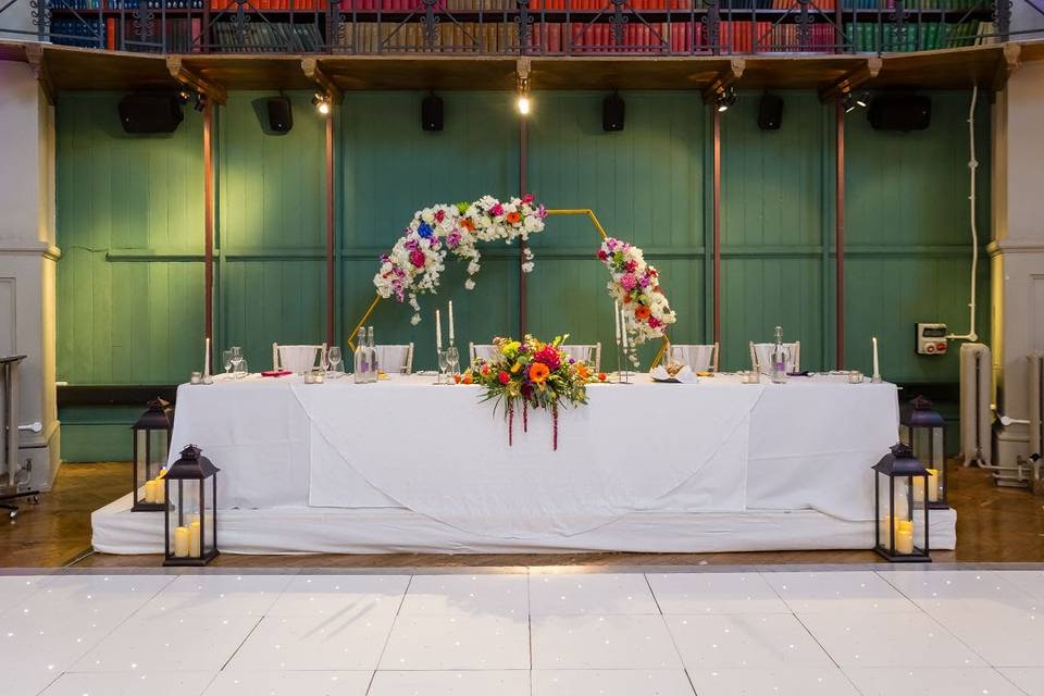 Hexagon Wedding Arch