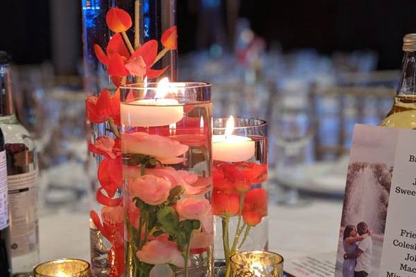 Floating Candle Centrepiece