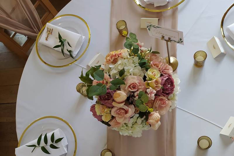 Silk Flower Centrepiece