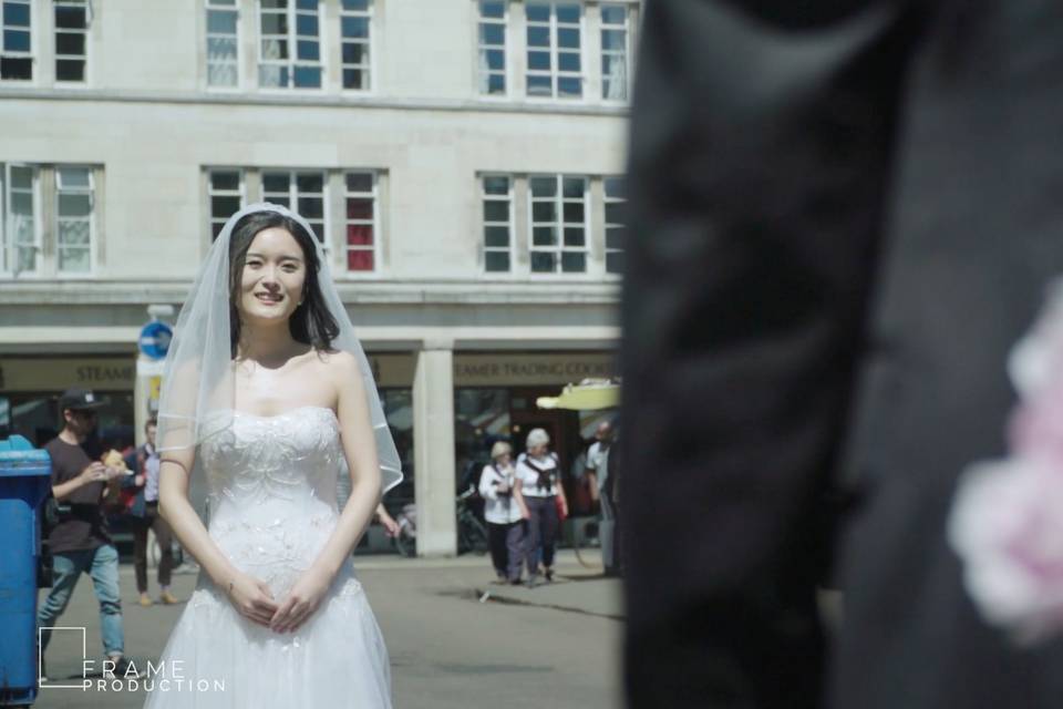 Bride in Cambridge