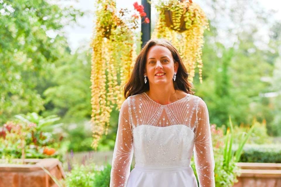 Hand made midi Wedding Dress