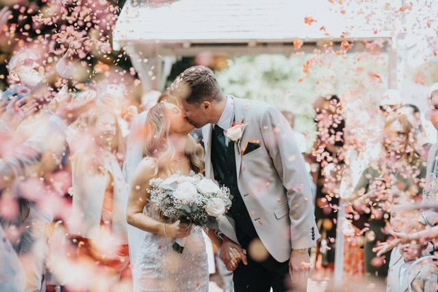 Confetti Shot at church