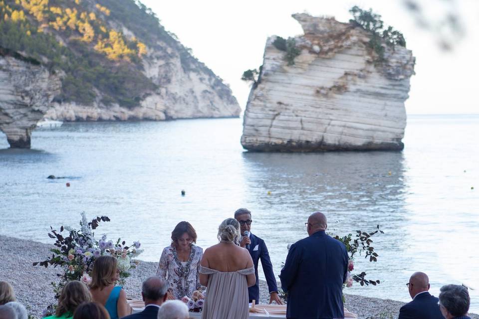 Beach ceremony