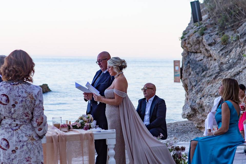 Beach ceremony