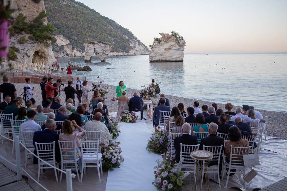 Beach ceremony