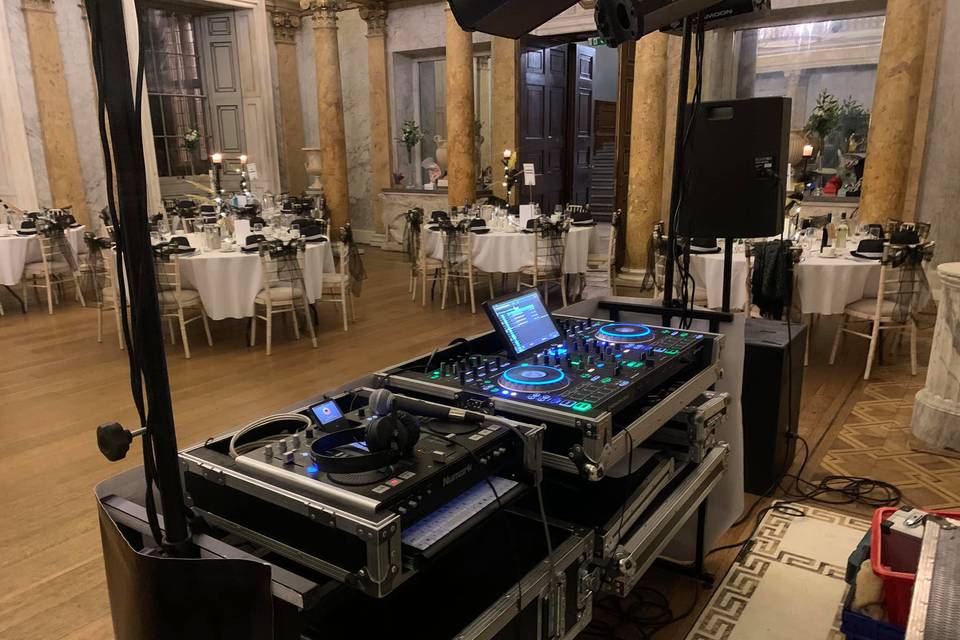 DJ setup