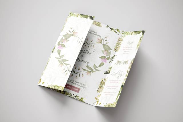 Leafy Floral - Gatefold