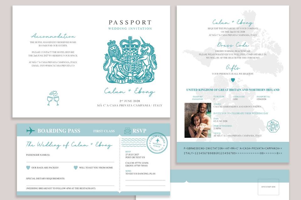 Passport + Boarding Pass