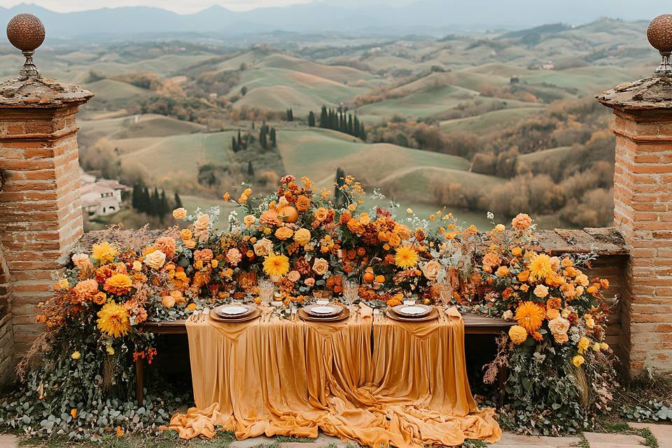 Styled Autumn Shoot Tuscany