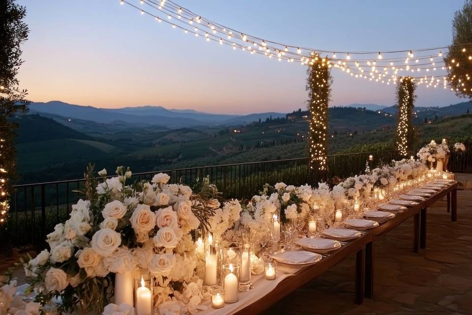 Beautiful Vineyard Set Up