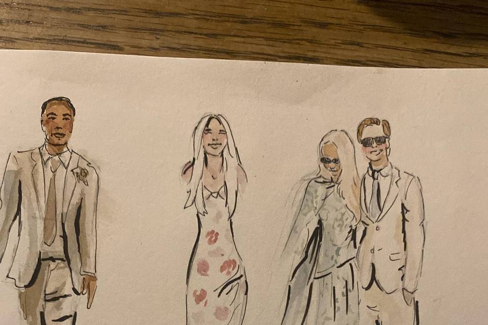 Wedding illustration