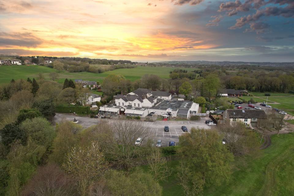 Aerial Holland Hall