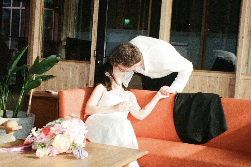 Wedding photoshoot on site