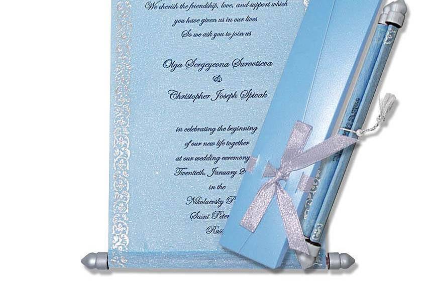 Engagement invitations