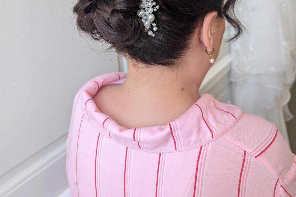 Bridesmaid hair