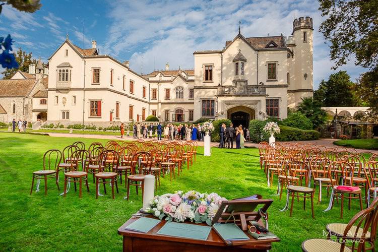 Ceremony Castle view