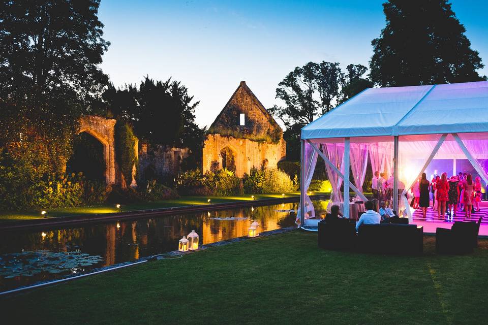 Marquee on the North Lawn