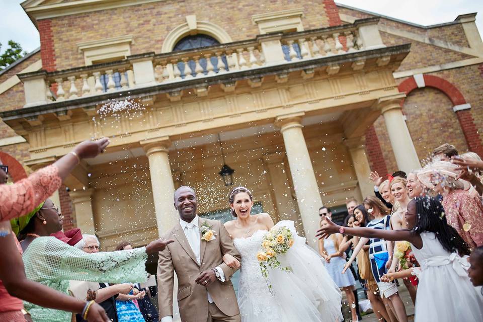 Confetti at Kew Gardens