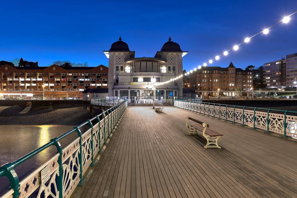 Pier at night