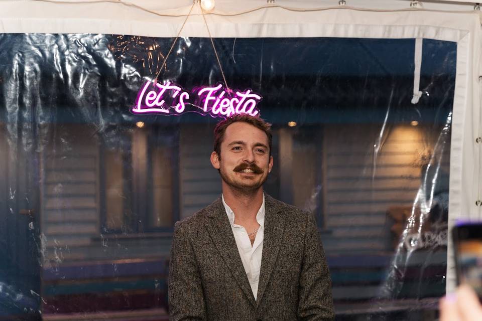 A happy Celine Dijon