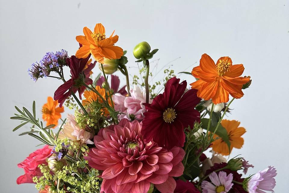 Summer bridal bouquet
