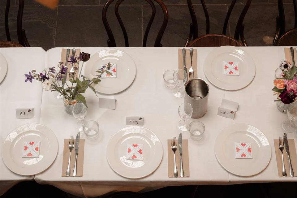 Table set up