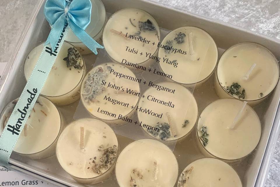 12 x Wellbeing tealights