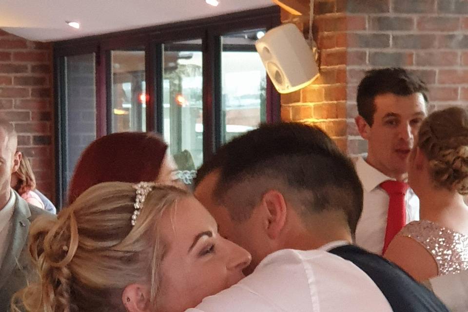 Another happy bride and groom