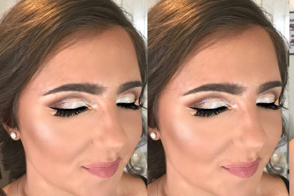 Prom makeup