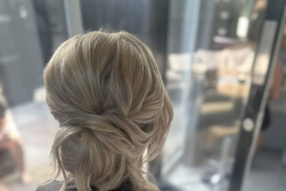 Bridesmaids hair up