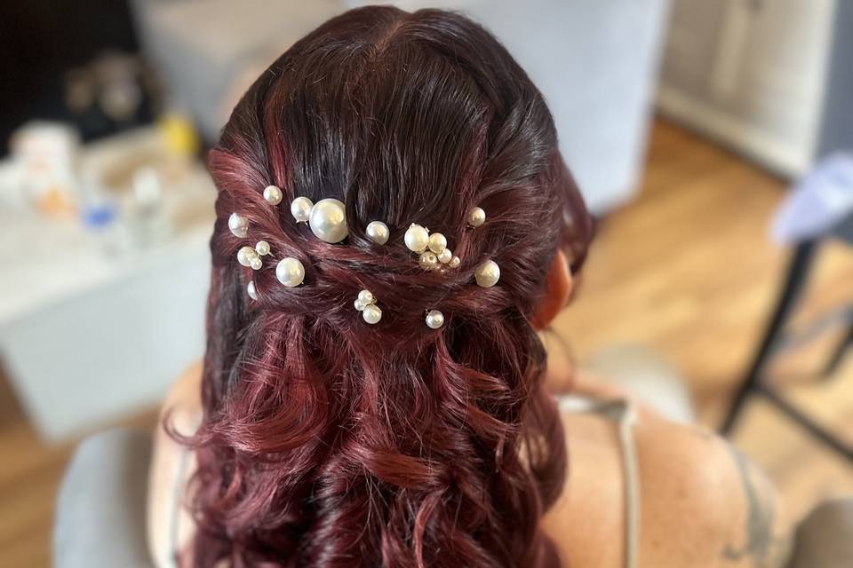 Bridesmaids hair