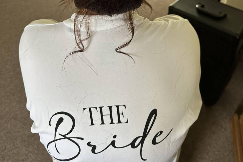 Bride hair