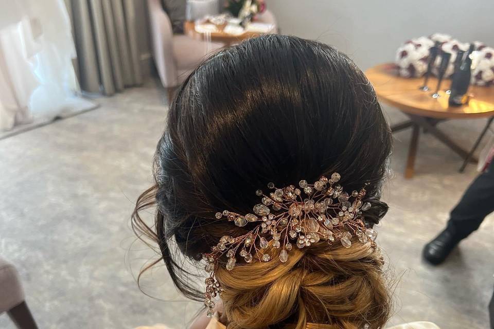 Bridal up do hair