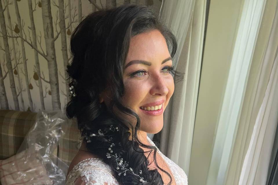 Mermaid braid for bride