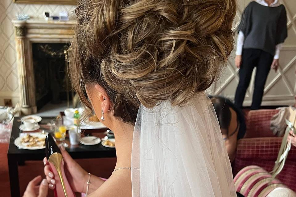 Big bridal up do