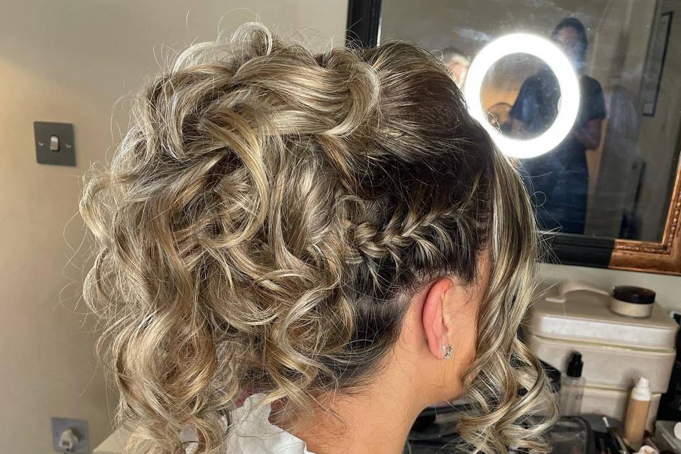 Bridal up do