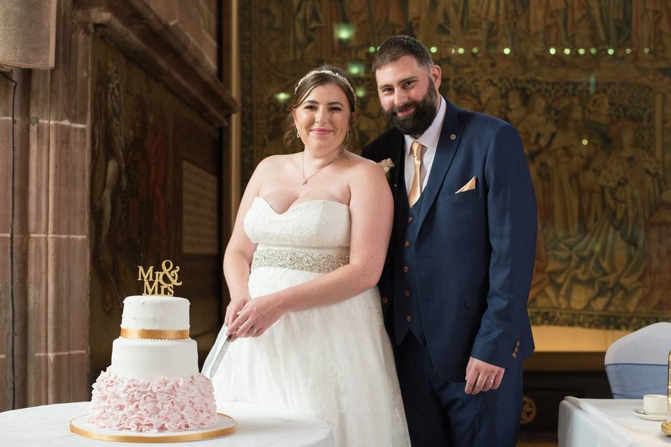 Cutting the cake